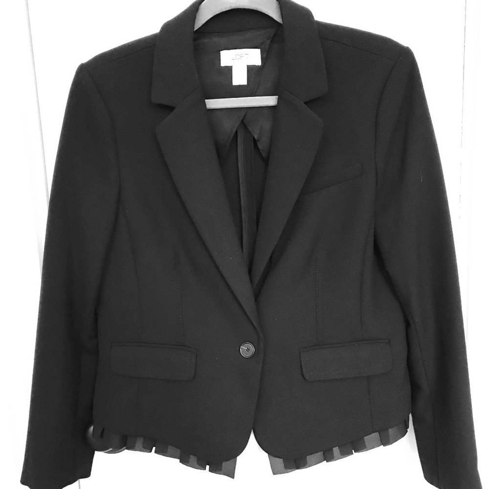 Ann Taylor Loft Black Jacket